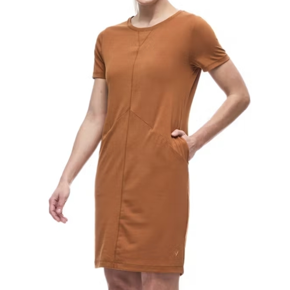 Indyeva Kuiva II orange Terra cotta dress size XS